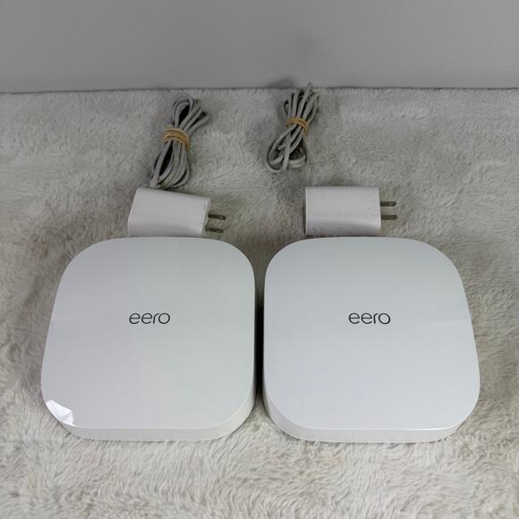 Eero Pro 6 Frontier ISP Tri-Band Mesh WiFi 6 Router 2-Pack K010001 - Picture 1 of 5